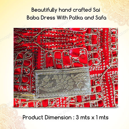 Sai Baba Dress With Patka and Safa/Sai Baba Dress (3 piece set) PSO extra large size