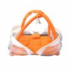 Thakur Ji/Ladoo Gopal/Laddu Gopal/Thakurji/Krishna/bal Gopal Jali Bed singhasan with mousquito net and Pillow(Orange Big) PSO - Image 3