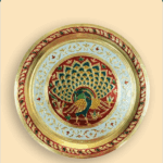 Peacock Decorated Puja Thali