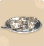 Bhog Puja Thali Set / Annaprashan Set (5 Pieces)