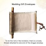 Scroll Style Ethnic Roll-Up Shagun Envelopes (Pack of 4) - Designer Cash Lifafa - Image 2